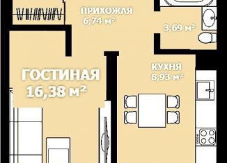 Продам 1-комнатную квартиру, 39 м2, Калининград, улица Каблукова, 11А, ЖК Смольный Парк