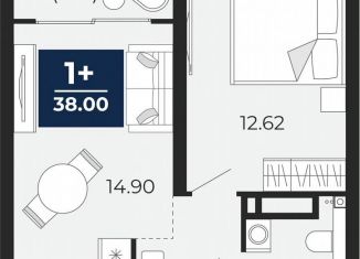 Продаю 1-ком. квартиру, 36.3 м2, Тюменская область, улица Фармана Салманова, 23