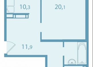 Продаю 2-ком. квартиру, 63.4 м2, поселок Зональная Станция, улица Королёва, 20