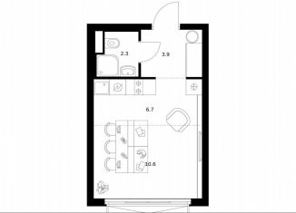 Продажа квартиры студии, 23.5 м2, Москва, район Гольяново