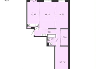 Продается квартира свободная планировка, 91.6 м2, Иркутск, Советская улица, 115/1