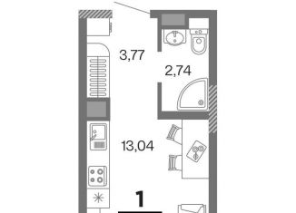 Продажа 1-комнатной квартиры, 19.6 м2, Рязанская область