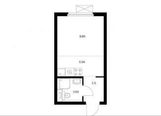 Продается квартира студия, 20.1 м2, Москва