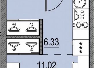 Продам квартиру студию, 21.7 м2, Новгородская область, деревня Невская, 11