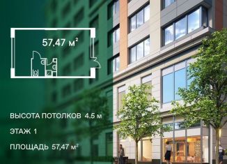 Продаю помещение свободного назначения, 57.47 м2, Москва, Каширский проезд, 25к1, метро Каширская