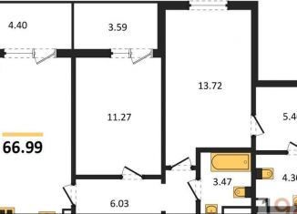 2-ком. квартира на продажу, 67 м2, село Новая Усмань