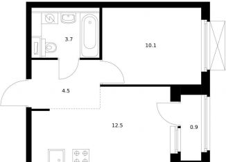 Продается однокомнатная квартира, 31.7 м2, Владивосток