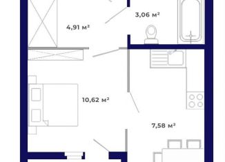 Продается однокомнатная квартира, 29.1 м2, Иркутская область, улица Академика Герасимова, 11