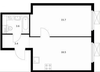 Однокомнатная квартира на продажу, 39.2 м2, Котельники, микрорайон Белая Дача, 11