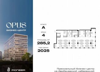 Продается офис, 285.2 м2, Москва, Дербеневская улица, 1, Даниловский район