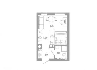 Продаю квартиру студию, 27.2 м2, Астрахань, Боевая улица, 132с3