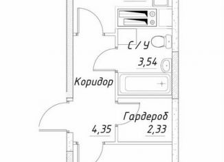 1-комнатная квартира на продажу, 39.1 м2, Дмитров