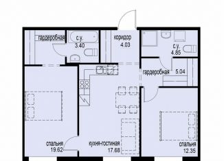 2-ком. квартира на продажу, 67 м2, Санкт-Петербург, метро Пионерская, проспект Энгельса, 29