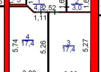 Продаю 1-ком. квартиру, 44 м2, Тамбов, улица Подвойского, 6В