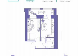 Продам 1-комнатную квартиру, 39.3 м2, Амурская область