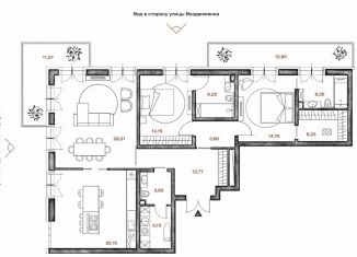 Продаю 3-комнатную квартиру, 144.6 м2, Москва, Крестовоздвиженский переулок, 4, район Арбат