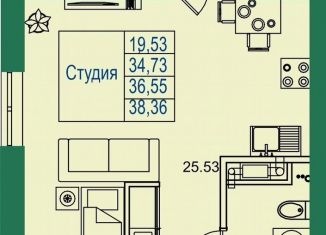 Продажа квартиры студии, 36.6 м2, Владимирская область