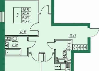 Продажа трехкомнатной квартиры, 83.9 м2, Владимирская область