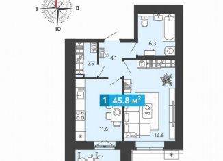 Продам 1-ком. квартиру, 45.8 м2, Пензенская область