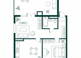 Продается 2-комнатная квартира, 72.4 м2, Дагестан