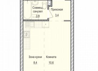 Продам квартиру студию, 26.2 м2, Удмуртия, жилой комплекс Санвилл, 5