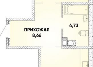 Продажа 1-комнатной квартиры, 46 м2, Краснодар, микрорайон Губернский