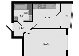 Продается 1-комнатная квартира, 34 м2, Санкт-Петербург, Комендантский проспект, 66к1, муниципальный округ Коломяги