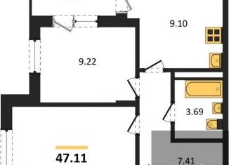 Продам двухкомнатную квартиру, 47.1 м2, Воронеж, Острогожская улица, 164, Советский район