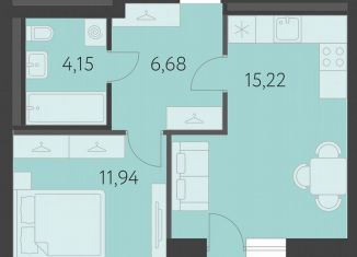 Продаю однокомнатную квартиру, 39.6 м2, Екатеринбург, улица Академика Парина, 27, метро Чкаловская