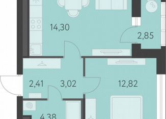 Продам 1-комнатную квартиру, 38.4 м2, Екатеринбург, метро Чкаловская, улица Академика Парина, 27