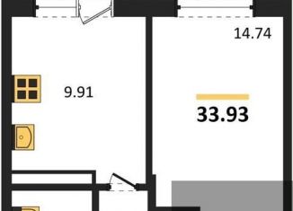 Продается 1-ком. квартира, 33.9 м2, Воронеж, Острогожская улица, 164, Советский район