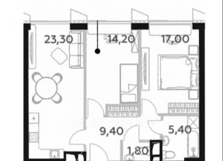 Продаю 3-ком. квартиру, 72.9 м2, Москва, проспект Генерала Дорохова, вл1к1, метро Ломоносовский проспект