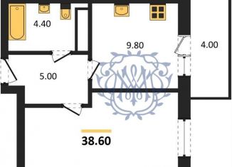 Продам 1-ком. квартиру, 38.6 м2, село Мирное