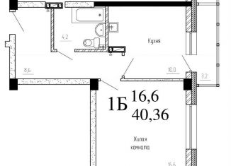 Продам 1-комнатную квартиру, 40.4 м2, Новосибирск, метро Золотая Нива, улица Коминтерна, 120