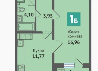 Продается однокомнатная квартира, 39.9 м2, Чебоксары, 4-й микрорайон, поз5, Ленинский район