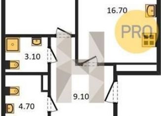 Продажа 2-ком. квартиры, 64.7 м2, Калининград, улица Маршала Борзова, 109, ЖК Альпы