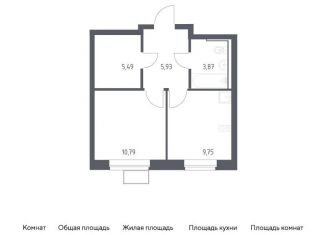 Продается 1-ком. квартира, 35.8 м2, посёлок Жилино-1, жилой комплекс Егорово Парк, к3.1