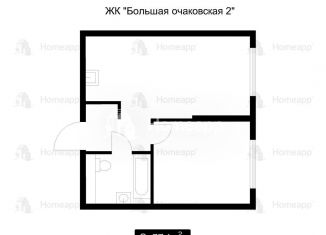 Продажа двухкомнатной квартиры, 37.6 м2, Москва, метро Мичуринский проспект