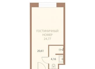 Продажа 1-ком. квартиры, 24.8 м2, Липецк