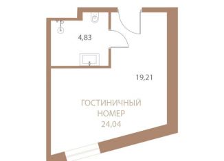 Продаю однокомнатную квартиру, 24 м2, Липецк