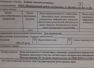 Участок на продажу, 6.9 сот., деревня Сенькино