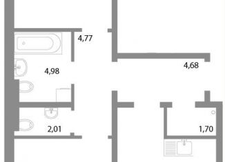 Продажа 2-комнатной квартиры, 68.7 м2, Челябинская область, улица Университетская Набережная, 113А