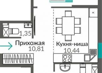 Продается 2-комнатная квартира, 62 м2, Симферополь, проспект Александра Суворова, 24