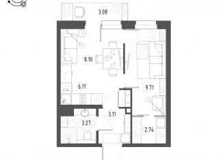 Продам 2-комнатную квартиру, 34 м2, Свердловская область