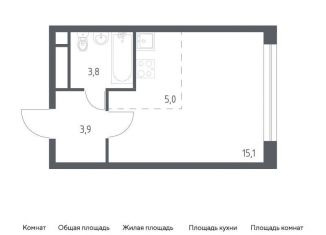 Продается квартира студия, 27.8 м2, Москва, 3-я Хорошёвская улица, 17А, станция Зорге