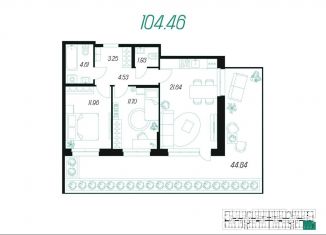 Продажа двухкомнатной квартиры, 104.5 м2, Тульская область
