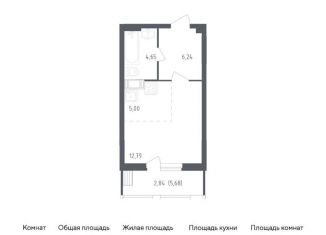 Продается квартира студия, 31.5 м2, Московская область, жилой комплекс Егорово Парк, к3