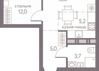 Продаю двухкомнатную квартиру, 41.5 м2, Пермский край