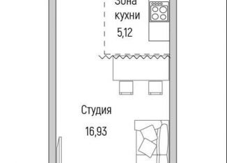 Квартира на продажу студия, 34.5 м2, городской округ Красногорск
