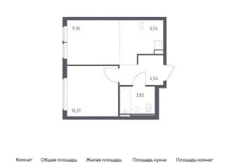 Продажа однокомнатной квартиры, 34.6 м2, Москва, жилой комплекс Остафьево, к20